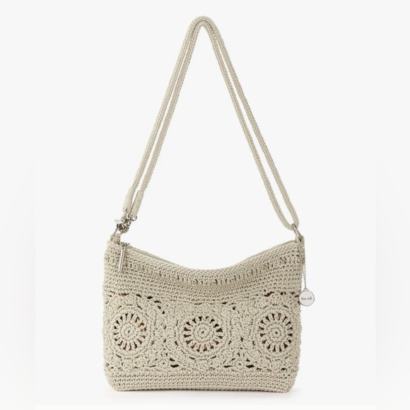 The Sak - Elegant Cream Crochet Shoulder Bag - Picture 2 of 3